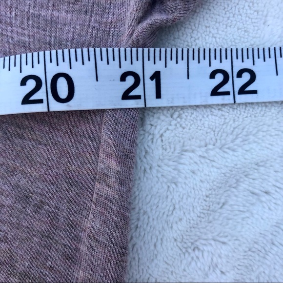 Antibes Blanc Shirt Front Twist Sz. S Plum Beige Athlesuire - Picture 6 of 9